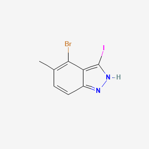 4-Bromo-3-iodo-5-methyl-1H-indazole