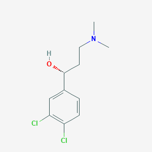 B137796 (R)-1-(3,4-Dichloro-phenyl)-3-dimethylamino-propan-1-ol CAS No. 147641-96-1