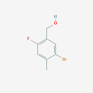 molecular formula C8H8BrFO B1377961 5-Bromo-2-fluoro-4-methylbenzyl alcohol CAS No. 1449008-06-3