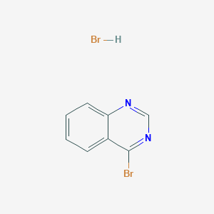 molecular formula C8H6Br2N2 B1377962 4-溴-喹唑啉氢溴酸盐 CAS No. 1373223-20-1