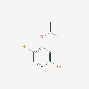 molecular formula C9H10Br2O B1377966 1,4-Dibromo-2-isopropoxybenzene CAS No. 1369842-73-8