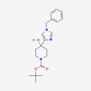 1-BOC-4-(1-benzyl-1H-imidazol-4-yl)-4-hydroxypiperidine