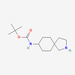 molecular formula C14H26N2O2 B1377980 8-(Boc-amino)-2-azaspiro[4.5]decane CAS No. 1341038-05-8