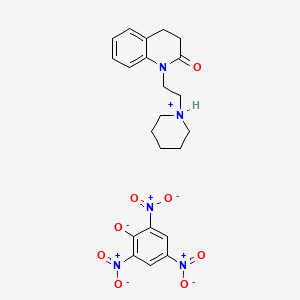 Carbostyril, 3,4-dihydro-1-(2-piperidinoethyl)-, picrate