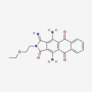 4,11-Diamino-2-(2-ethoxyethyl)-2,3-dihydro-3-imino-1H-naphth[2,3-f]isoindole-1,5,10-trione