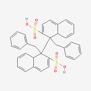 1,1'-Methylenebis((phenylmethyl)naphthalene-2-sulphonic) acid