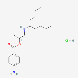 2-(4-Aminobenzoyl)oxypropyl-nonan-5-ylazanium chloride