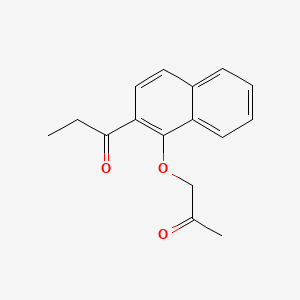 2'-Propionaphthone, 1'-(acetonyloxy)-