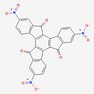 6,15,24-trinitroheptacyclo[18.7.0.02,10.03,8.011,19.012,17.021,26]heptacosa-1(20),2(10),3(8),4,6,11(19),12(17),13,15,21(26),22,24-dodecaene-9,18,27-trione