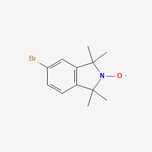 5-Bromo-1,1,3,3-tetramethyl-1,3-dihydro-2H-isoindol-N-oxide
