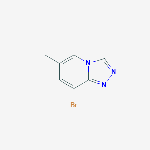 molecular formula C7H6BrN3 B1378061 8-溴-6-甲基-[1,2,4]三唑并[4,3-A]吡啶 CAS No. 1260769-17-2