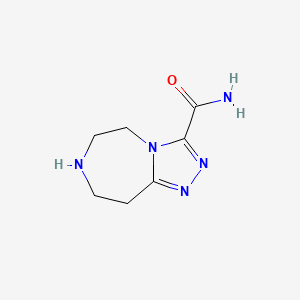 5,6,7,8-Tetrahydro-4H-1,2,3A,6-tetraaza-azulene-3-carboxylic acid amide