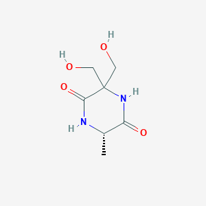 2,5-Piperazinedione,3,3-bis(hydroxymethyl)-6-methyl-,(6S)-(9CI)