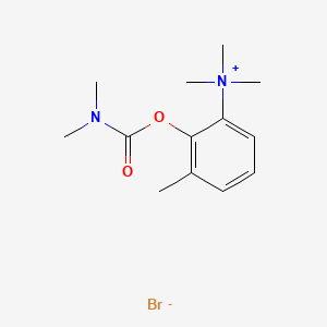 (2-Hydroxy-3-methylphenyl)trimethylammonium bromide dimethylcarbamate (ester)