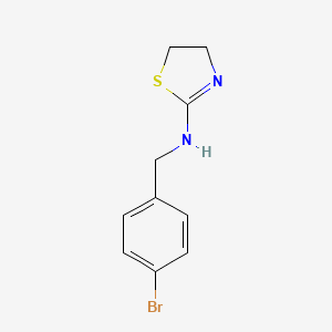 Thiazolamine, 4,5-dihydro-N-((4-bromophenyl)methyl)-