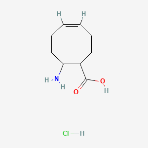 (4Z)-8-aminocyclooct-4-ene-1-carboxylic acid;hydrochloride