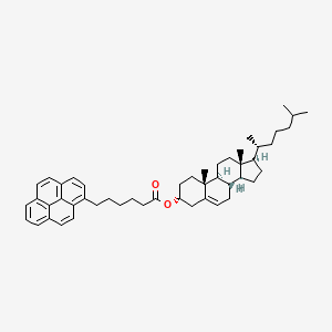 3Beta-hydroxy-5-cholestene 3-[6-(1-pyrene)hexanoate]