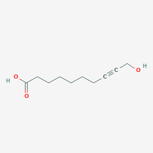 molecular formula C10H16O3 B13780830 10-Hydroxydec-8-ynoic acid CAS No. 92016-00-7
