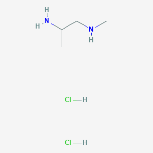 molecular formula C4H14Cl2N2 B1378090 (2-氨基丙基)(甲基)胺二盐酸盐 CAS No. 878773-32-1