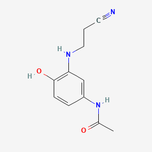 Acetamide, N-[3-[(2-cyanoethyl)amino]-4-hydroxyphenyl]-