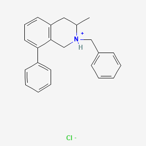 2-Benzyl-3-methyl-8-phenyl-1,2,3,4-tetrahydroisoquinoline hydrochloride