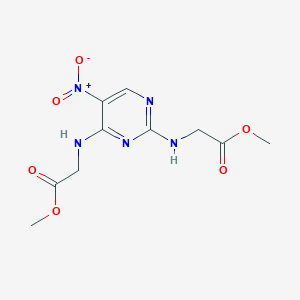 N,N'-(5-Nitro-pyrimidine-2,4-diyl)-bis-glycine-dimethyl ester