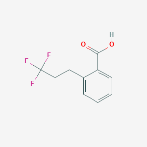 molecular formula C10H9F3O2 B1378094 2-(3,3,3-Trifluoropropyl)benzoic acid CAS No. 1424445-88-4