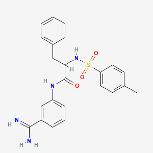 3'-Amidino-alpha-(p-toluenesulfonamido)hydrocinnamanilide