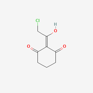 2-(2-Chloro-1-hydroxyethylidene)cyclohexane-1,3-dione