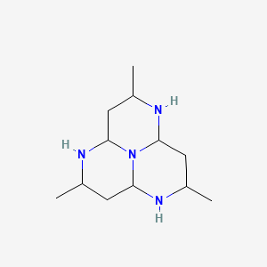 1,4,7,9b-Tetraazaphenalene, dodecahydro-2,5,8-trimethyl-