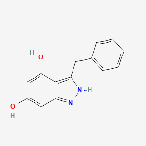 3-Benzyl-1H-indazole-4,6-diol