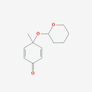 4-Methyl-4-[(oxan-2-yl)oxy]cyclohexa-2,5-dien-1-one