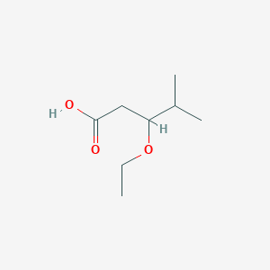 B1378135 3-Ethoxy-4-methylpentanoic acid CAS No. 1394040-27-7