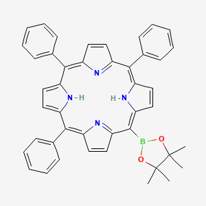 5,10,15-(Triphenyl)-20-(4,4,5,5-tetramethyl-1,3,2-dioxaborolan-2-yl)porphyrin