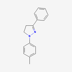 2-Pyrazoline, 3-phenyl-1-p-tolyl-