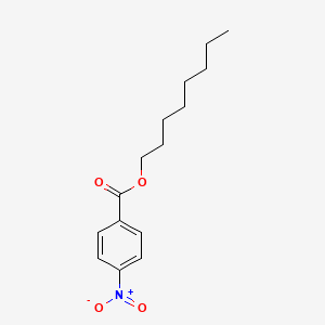 molecular formula C15H21NO4 B13781385 Benzoic acid, 4-nitro-, octyl ester CAS No. 6500-50-1