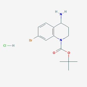 4-Amino-1-Boc-7-bromo-3,4-dihydro-2H-quinoline hydrochloride