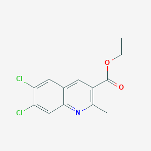 Ethyl 6,7-dichloro-2-methylquinoline-3-carboxylate