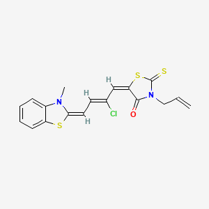 3-Allyl-5-[2-chloro-4-(3-methylbenzothiazol-2(3H)-ylidene)but-2-enylidene]-2-thioxothiazolidin-4-one