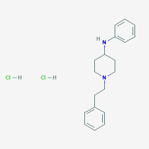 molecular formula C19H26Cl2N2 B1378170 N-苯基-1-(2-苯乙基)-4-哌啶胺二盐酸盐 CAS No. 24775-76-6