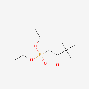 molecular formula C10H21O4P B13781708 Diethyl (3,3-dimethyl-2-oxobutyl)phosphonate CAS No. 814-16-4