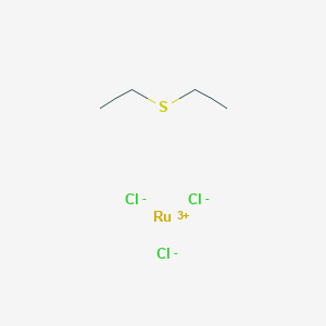 Ruthenium, trichloro(1,1'-thiobis(ethane))-