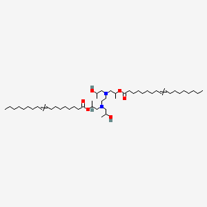 9-Octadecenoic acid (9Z)-, 1,2-ethanediylbis[[(2-hydroxypropyl)imino](1-methyl-2,1-ethanediyl)] ester