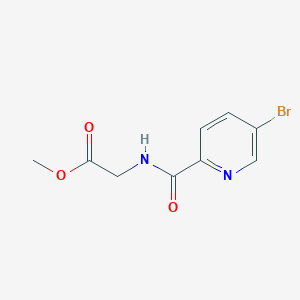 [(5-Bromopyridine-2-carbonyl)-amino]-acetic acid methyl ester