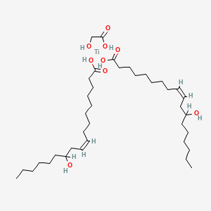 Di(12-hydroxyoleoyl) glycolyl titanate