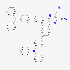 7,10-Bis(4-(diphenylamino)phenyl)dibenzo[f,h]quinoxaline-2,3-dicarbonitrile