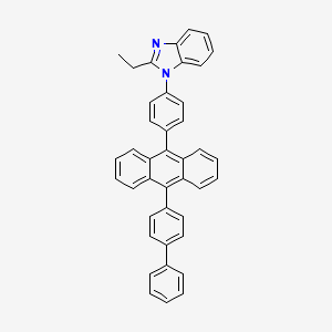 1H-Benzimidazole, 1-[4-(10-[1,1'-biphenyl]-4-yl-9-anthracenyl)phenyl]-2-ethyl-