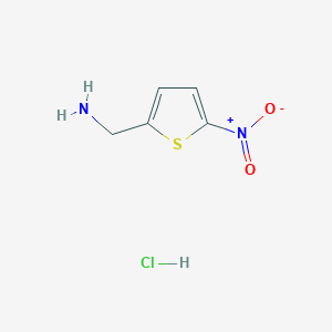 molecular formula C5H7ClN2O2S B1378186 2-(氨甲基)-5-硝基噻吩盐酸盐 CAS No. 1418117-90-4