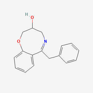 2H-1,5-Benzoxazocin-3-OL, 3,4-dihydro-6-benzyl-