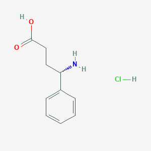 molecular formula C10H14ClNO2 B1378197 (S)-4-氨基-4-苯基丁酸盐酸盐 CAS No. 56523-54-7